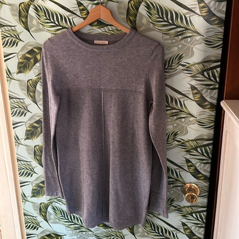 EE80 gray long sleeve sweater River ridge S/M